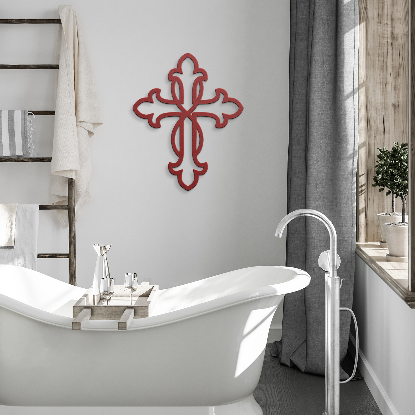 Beautiful_metal_infinity_cross_Red_Modern_Bathroom_Mockup.png