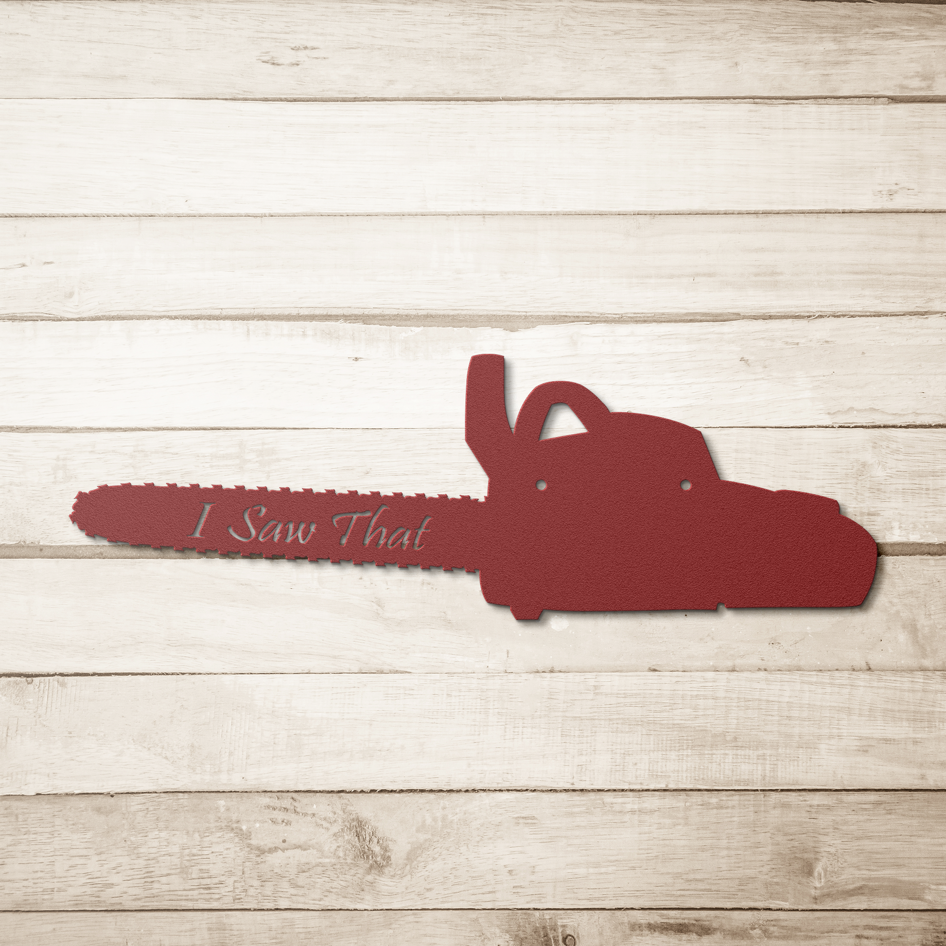 Chainsaw_wall_art_for_man_cave_Red_Simple_Wood_BKGD_Mockup.png