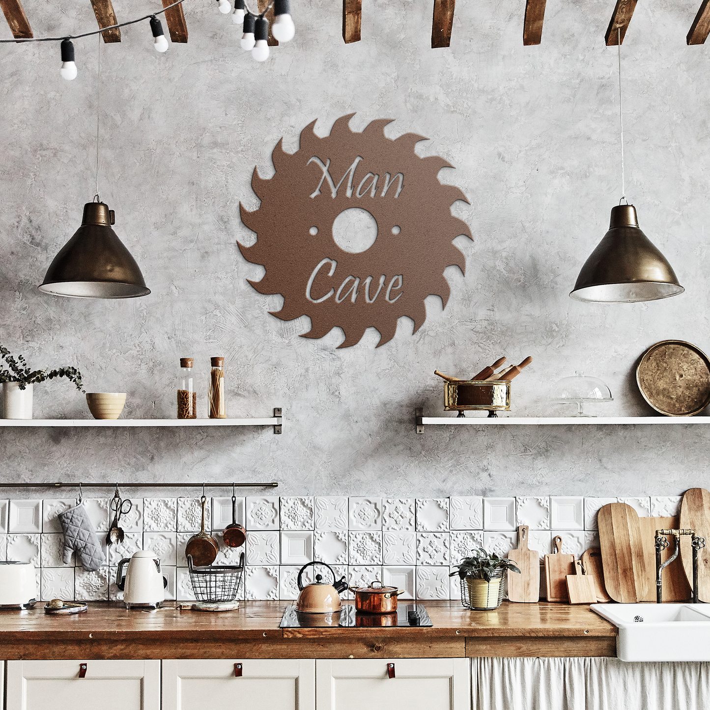 Man_cave_saw_blade_metal_wall_art_sign_Copper_Rustic_Kitchen_Mockup.png