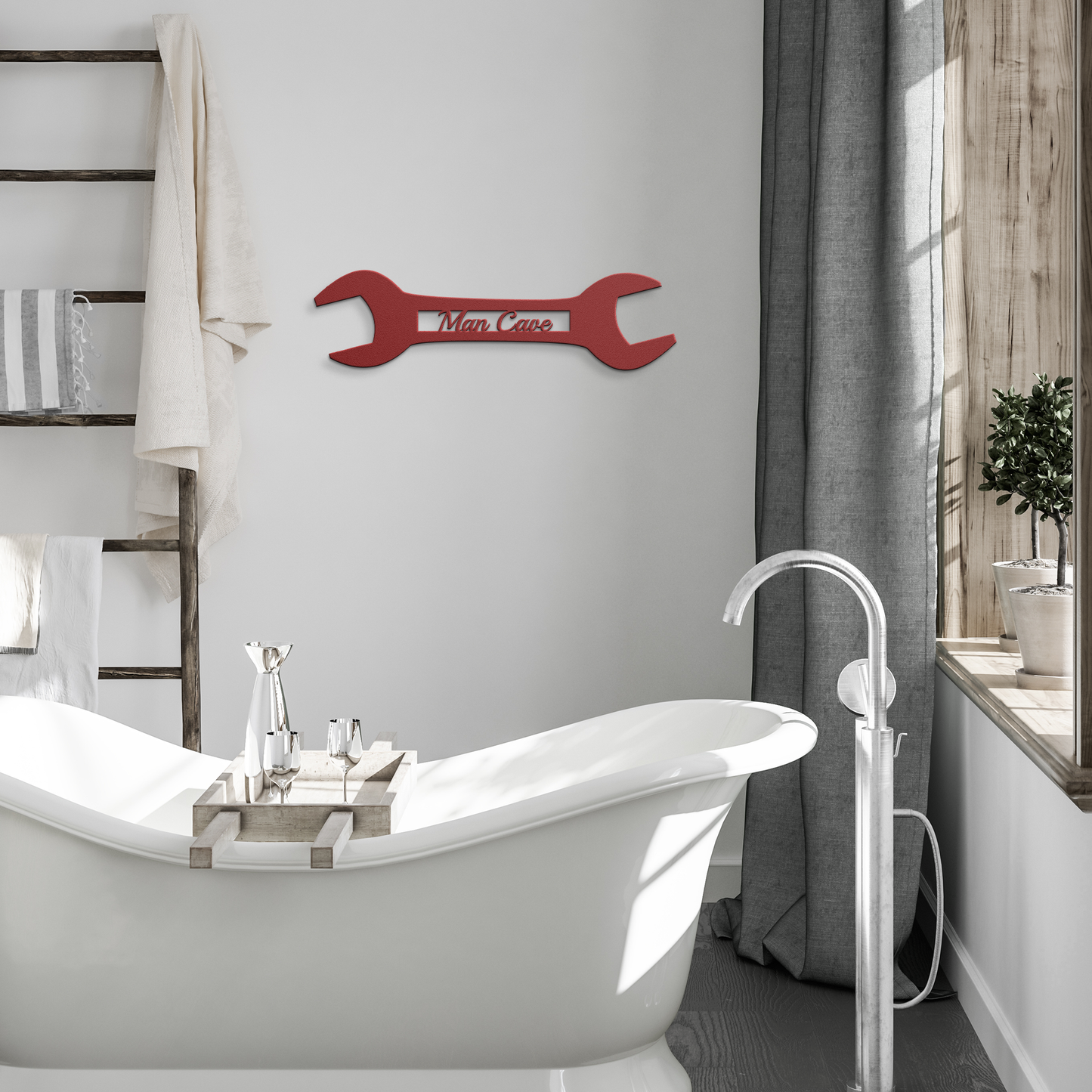 Man_cave_wall_art_metal_sign_Red_Modern_Bathroom_Mockup.png