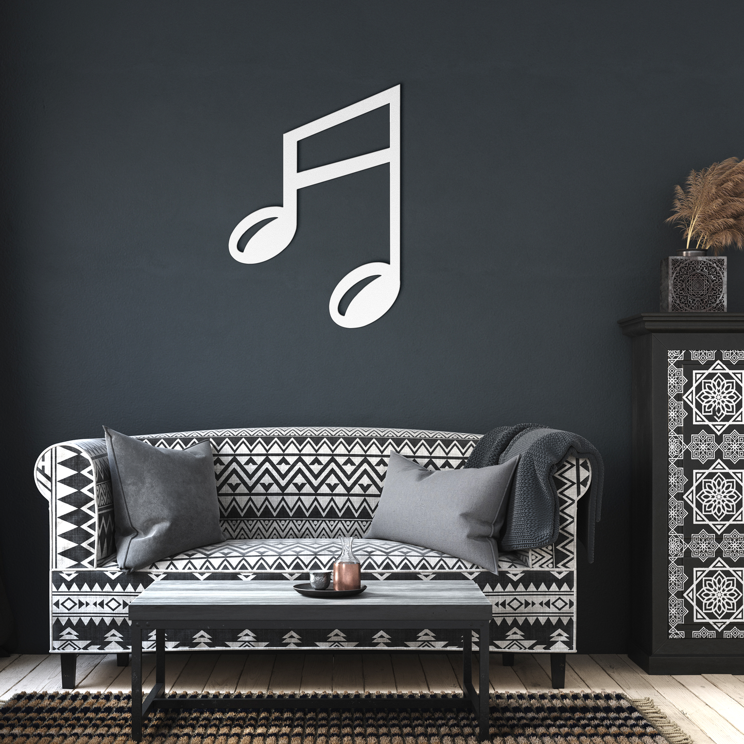 Metal_Music_Note_Wall_Art_Decor_White_Dark_Living_Room_Mockup.png