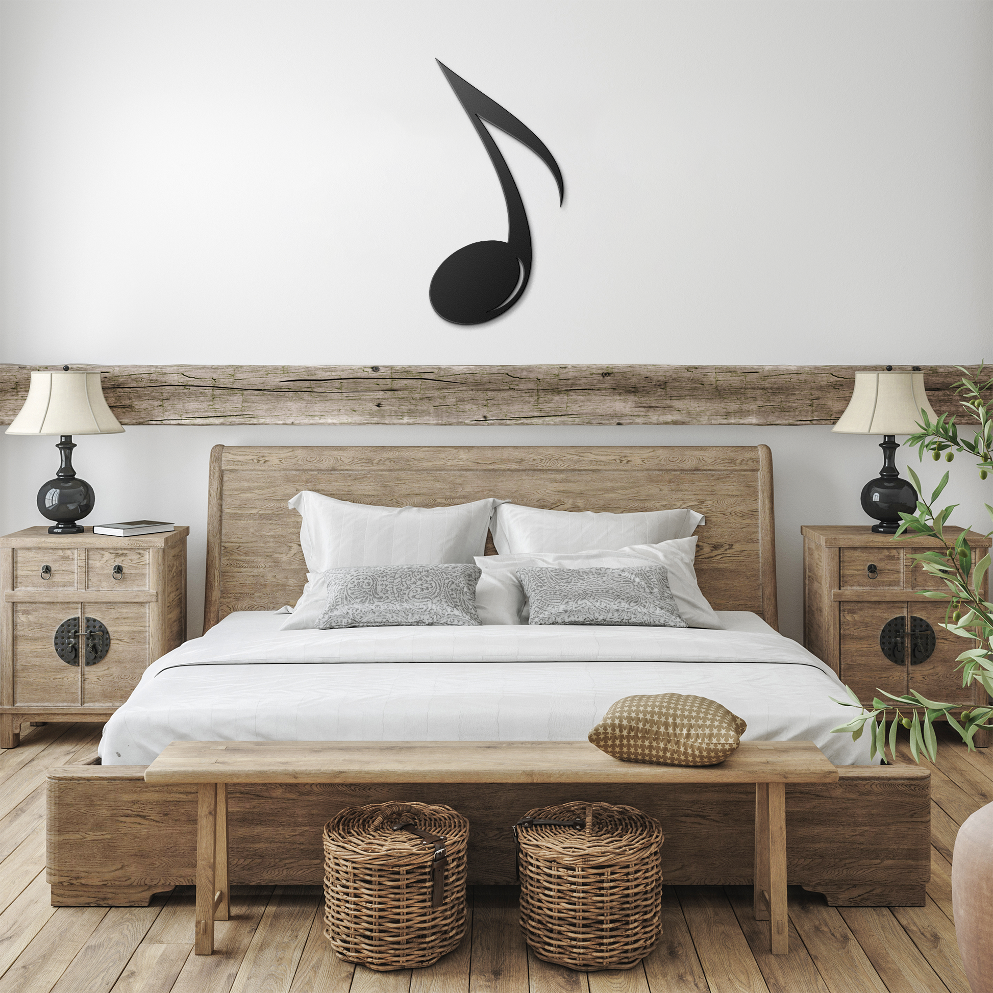 Metal_music_note_wall_art_for_indoor_or__Black_Farmhouse_Bedroom_Mockup.png