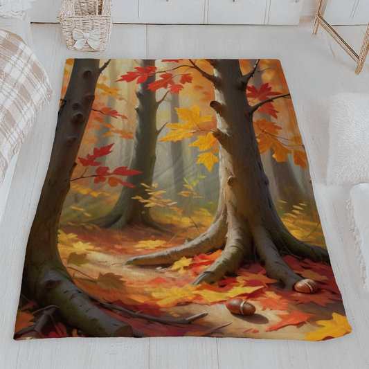 Fall Velveteen Blanket
