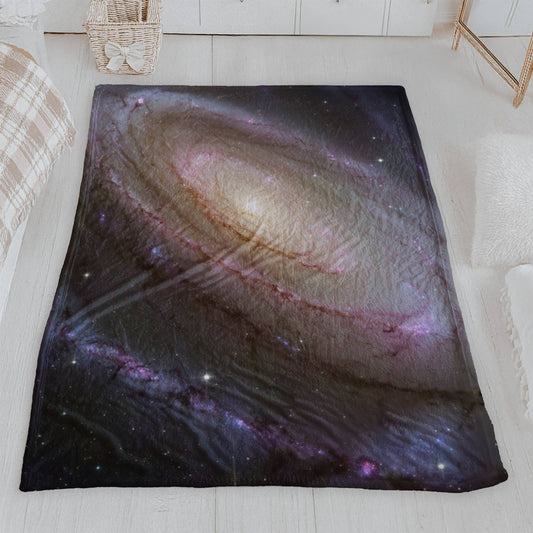 Deep Space Galaxy Velveteen Throw
