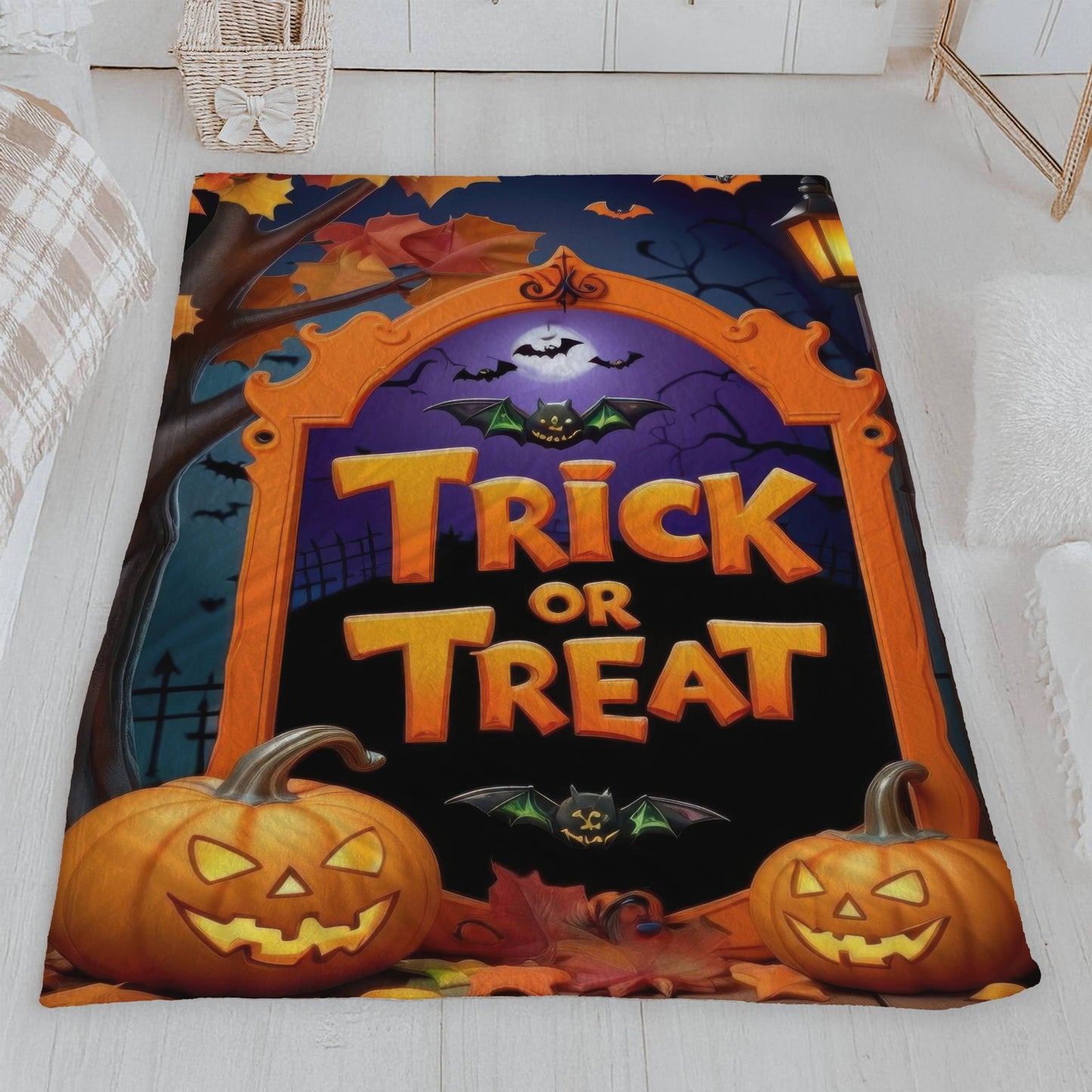 Trick or Treat Halloween Blanket