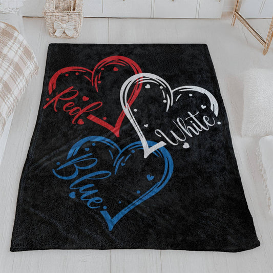 Patriotic Throw Blanket for 4th of July